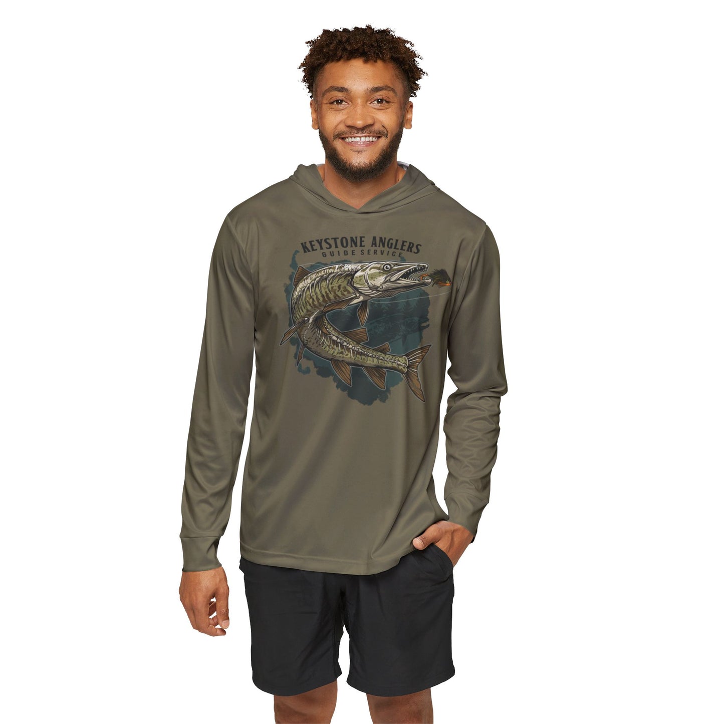 FLY GOD MUSKY APPAREL – Musky in Action Warm-Up Hoodie